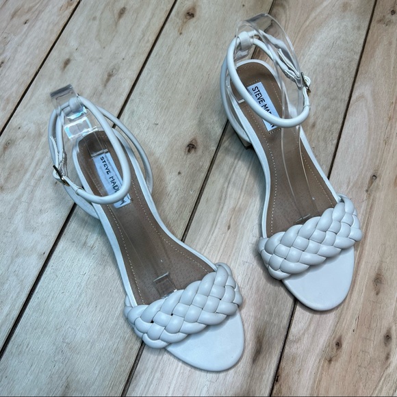 Steve Madden Braided Block Sandals - Picture 16 of 16